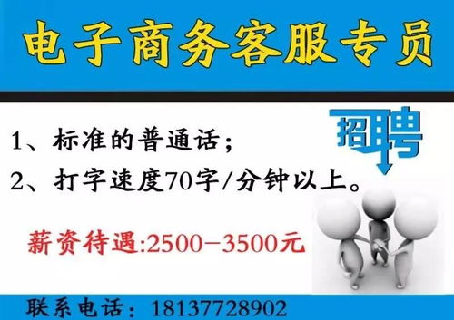 新城西區(qū)誠(chéng)聘電子商務(wù)專(zhuān)員，月薪2000-5000元